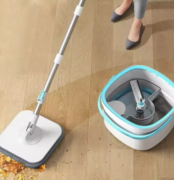 Fregonas con cubo que se separa el agua sucia del agua limpia, rotación 360 HKSBOX