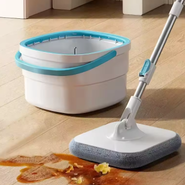 Fregonas con cubo que se separa el agua sucia del agua limpia, rotación 360 HKSBOX