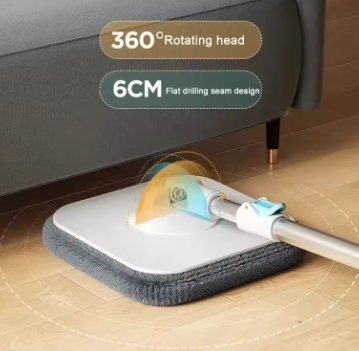 Fregonas con cubo que se separa el agua sucia del agua limpia, rotación 360 HKSBOX