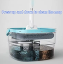 Fregonas con cubo que se separa el agua sucia del agua limpia, rotación 360 HKSBOX