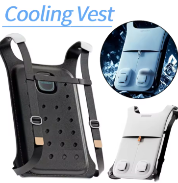 Almohadilla trasera de refrigeración Semiconductor, ropa de trabajo ajustable con aire acondicionado