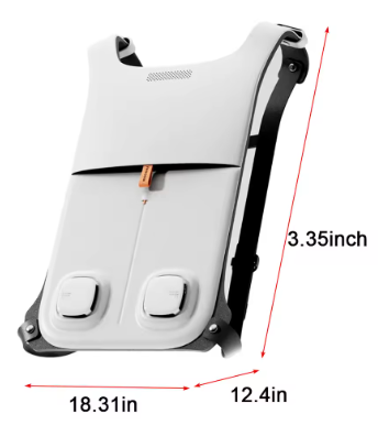 Almohadilla trasera de refrigeración Semiconductor, ropa de trabajo ajustable con aire acondicionado