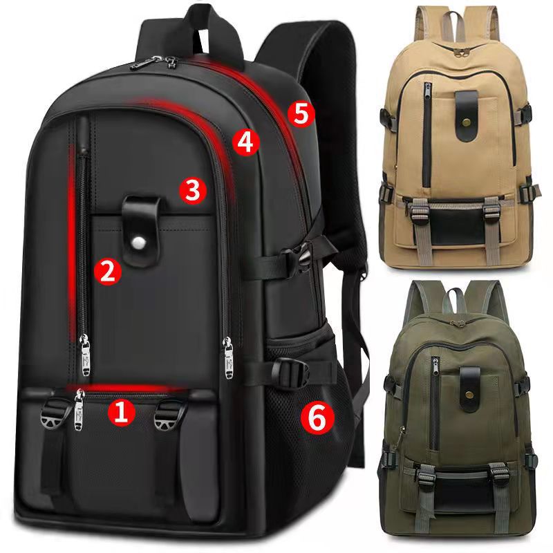 Mochila táctica/multifuncional para uso escolar, urbano o de senderismo HKSBOX