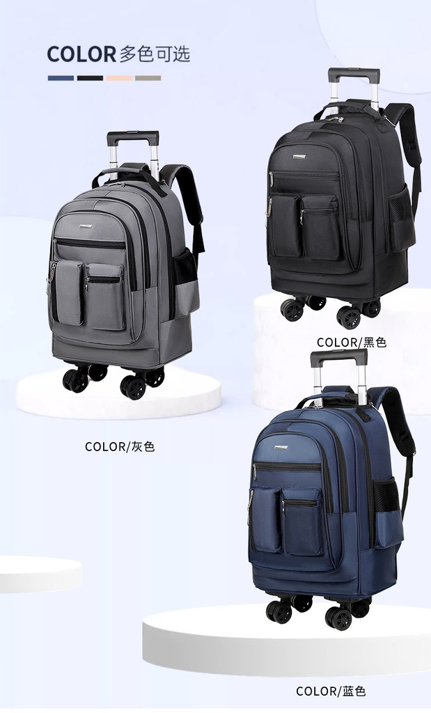 MOCHILA CON RUEDAS CONVERTIBLE EN MALETA DE VIAJE