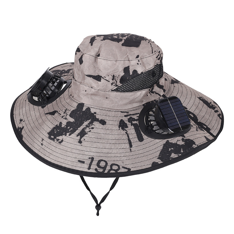 SOMBRERO DE VERANO CON VENTILADORES INTEGRADOS