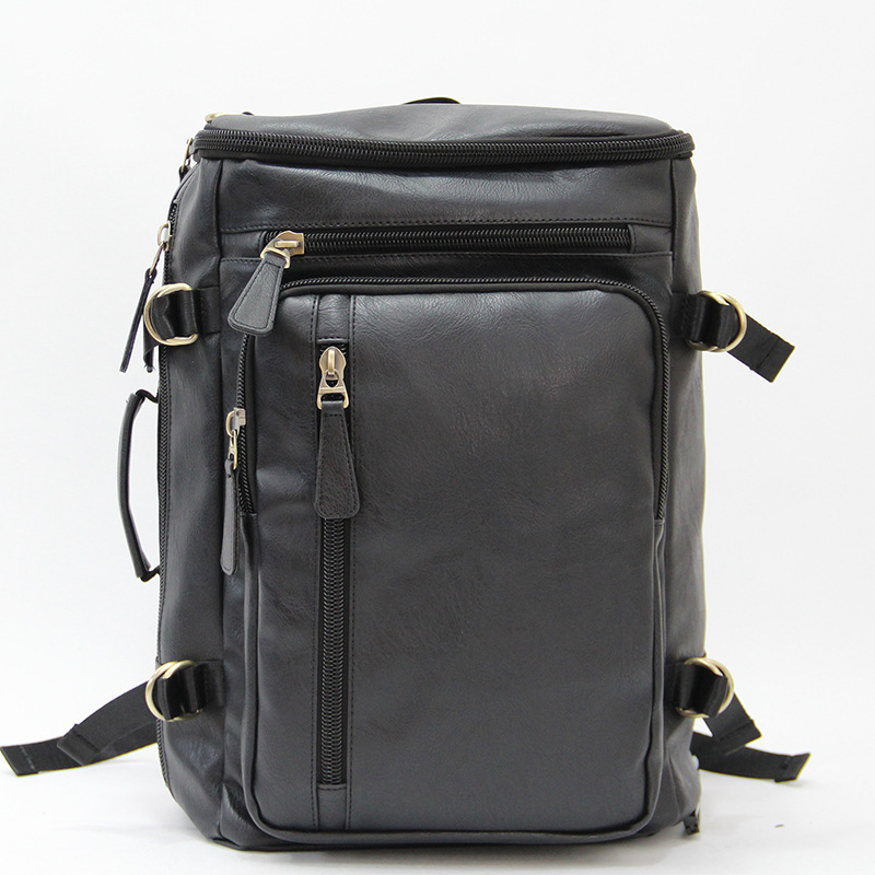 MOCHILA MULTIFUNCIONAL DE CUERO PU CON DISEÑO URBANO HKSBOX