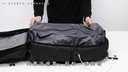 MOCHILA DE VIAJE NEGRA CON RUEDAS