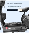 MOTO SCOOTER ELECTRICO BI-PLAZA CON PEDALES 350W