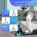 MINI SCOOTER PARA NIÑOS CON LUCES LED 6.5 PULGADA