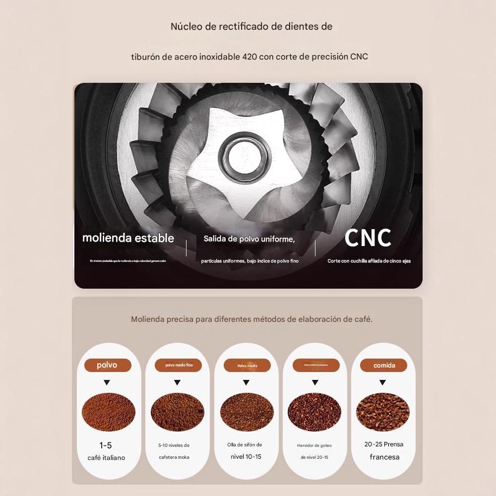 TRITURADORA DE CAFE ELECTRICA CON PANTALLA INTELIGENTE