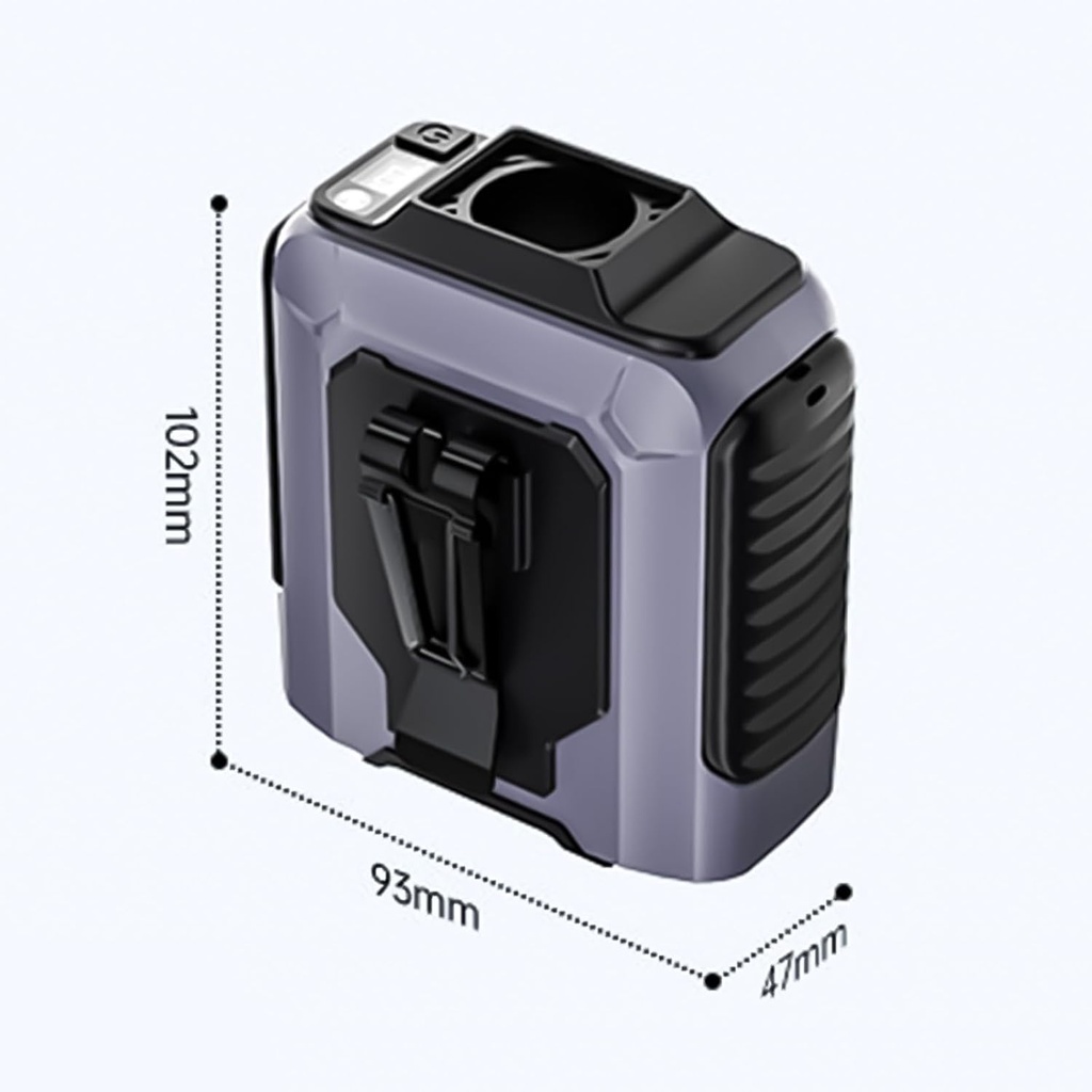 VENTILADOR DE CINTURA CON MOTOR SIN ESCOBILLAS Y FUENTE DE ALIMENTACIÓN PARA TELÉFONO