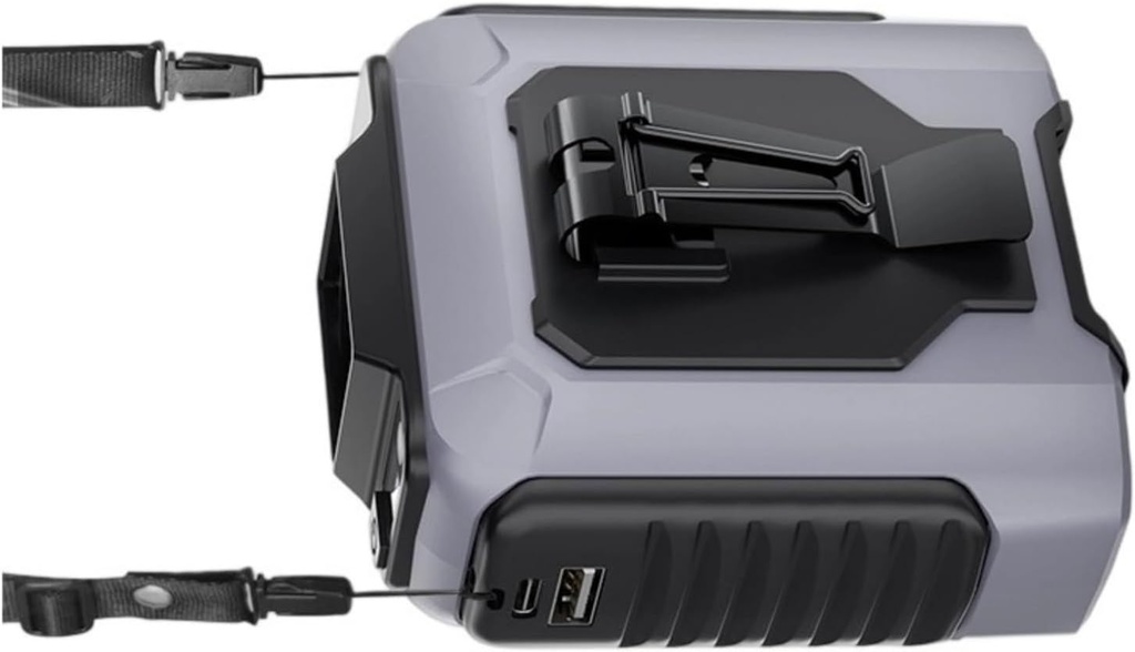 VENTILADOR DE CINTURA CON MOTOR SIN ESCOBILLAS Y FUENTE DE ALIMENTACIÓN PARA TELÉFONO