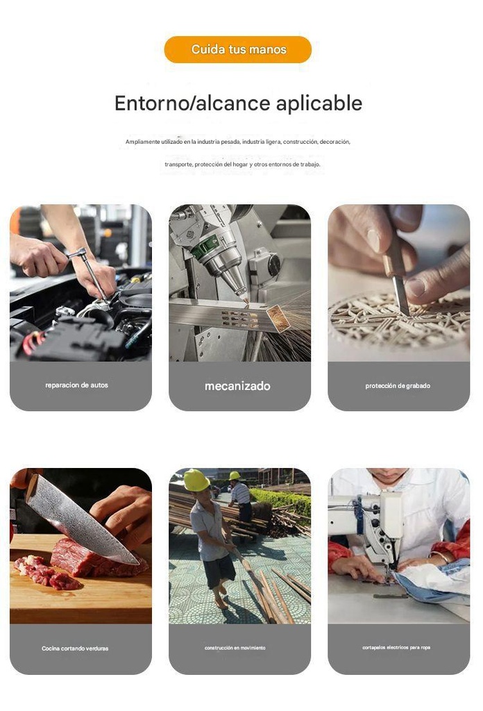 GUANTES RESISTENTES A CORTES NIVEL 5