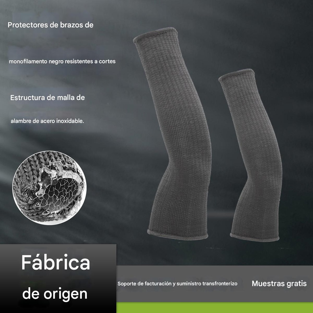 PROTECTOR DE BRAZO RESISTENTE A CORTES – MONOFILAMENTO NEGRO