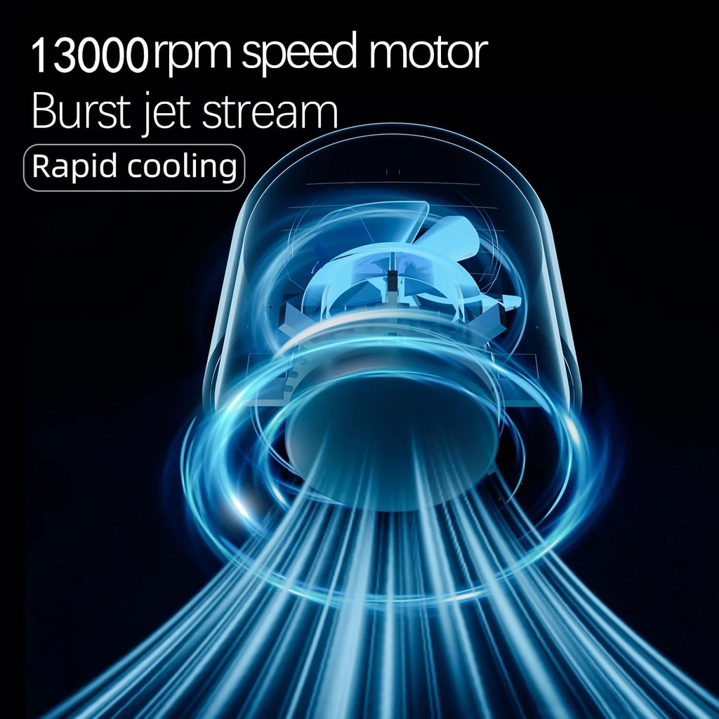  MINI VENTILADOR PORTÁTIL DE ALTA VELOCIDAD - PLEGABLE Y RECARGABLE