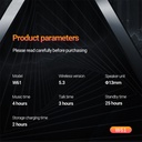 CELEBRAT W61 BLUETOOTH 5.3 SEMI-IN-EAR BLUETOOTH HEADPHONE STEREO SOUND