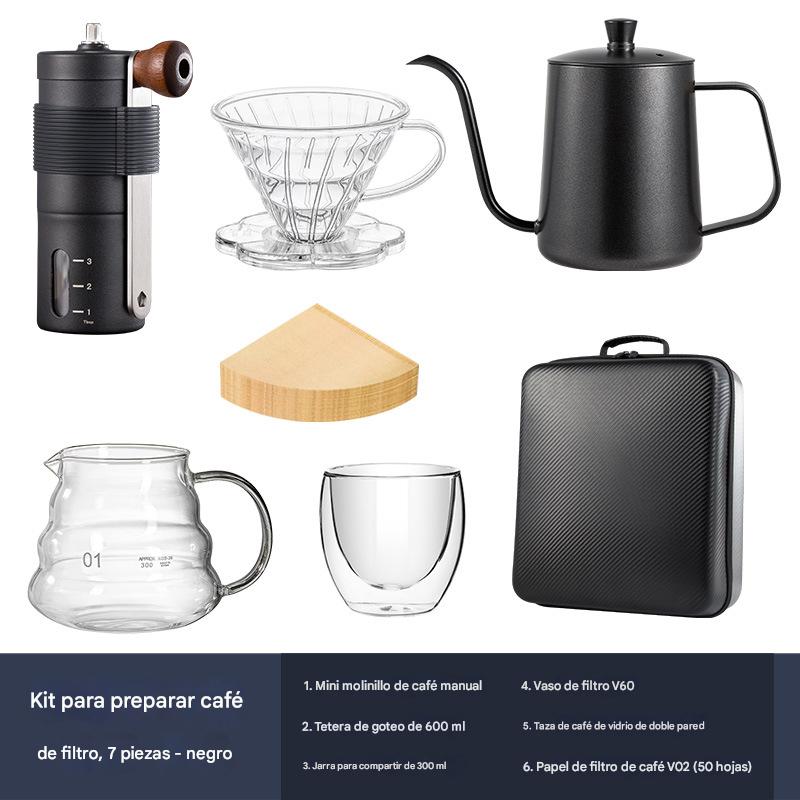 JUEGO DE CAFE POR INFUSION PORTATIL