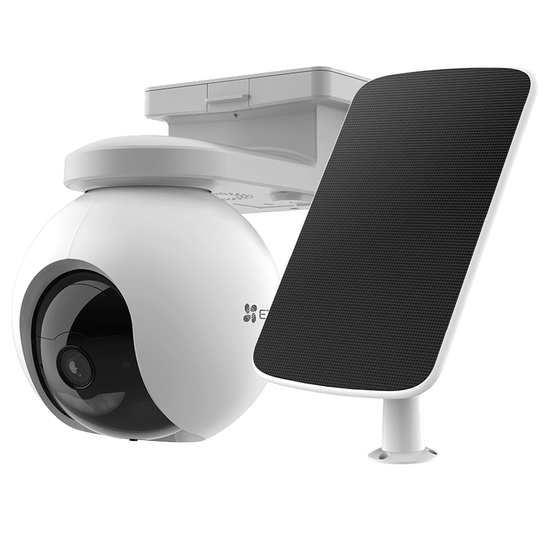 EZVIZ CB8 KIT - 户外监控摄像头 带电池 4MP/2K WIFI 和太阳能板