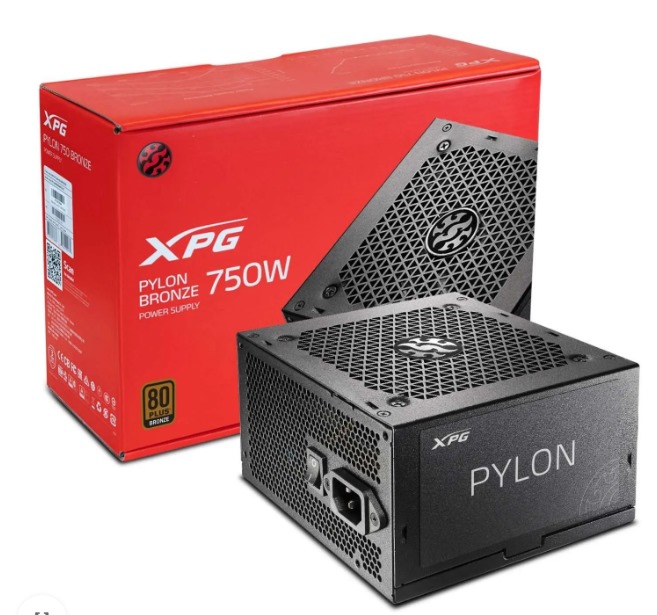A-DATA XPG PYLON 750 / FUENTE DE PODER 750W / 80+ BRONZE / 1X24 PIN, 1X4+4PIN, 4X
