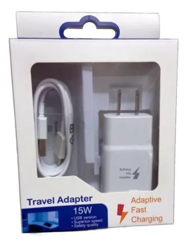 CARGADOR S6 15W CABLE TIPO-V8