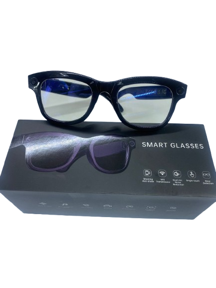 GAFAS DE CÁMARA DE VÍDEO HD SMART-GLASSES-NEGRO