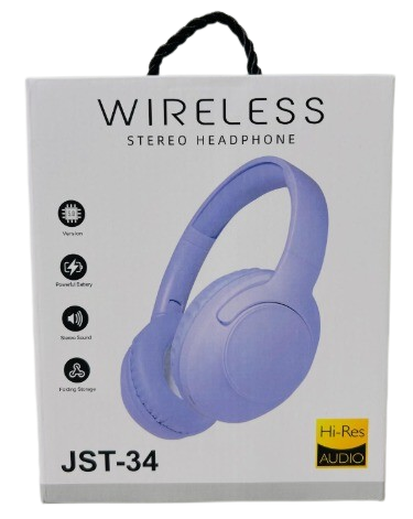 AUDÍFONOS BLUETOOTH JST-34 – HI-RES AUDIO HKSBOX
