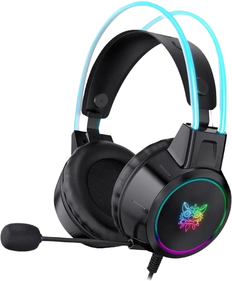ONIKUMA X15 PRO - AUDIFONO GAMING RGB / 40MM / USB 2.0 / 3.5 CONECTOR / 2METROS / COLOR NEGRO HKSBOX