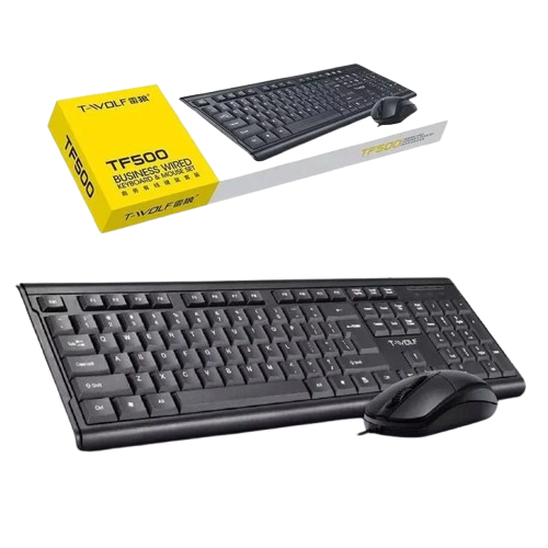 COMBO TECLADO Y MOUSE USB TF500