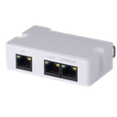 EXTENSOR POE DAHUA MODELO DH-PFT1300 DE 3 PUERTOS CON SALIDA POE DE 2 PUERTOS Y ENTRADA POE DE 1 PUERTO 