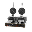 MÁQUINA DOBLE PARA WAFFLES EN FORMA DE CORAZÓN 220V 2.4KW HKSBOX